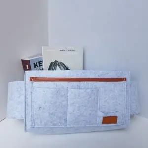 (색상 연그레이)침대 소파 모던 사이드 수납 포켓 수납함 파우치 소품정리함