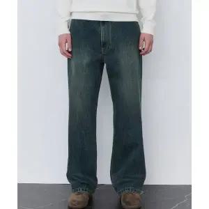 매장정품 JILLSTUART 질스튜어트 NEWYORK MEN [BAGGY-FIT] 블루 배기 데님 팬츠 (JNPA5D005B3) JNPA5D005B3