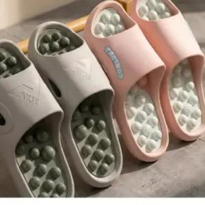 쿠션 돌기 지압 슬리퍼 하루 1000번 발마사지 욕실 산책 사무실 거실