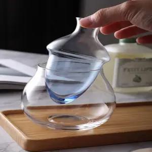 일식 투명 유리 빙주기 소주 플레이팅 디캔터 사케잔 청주