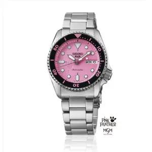 [롯데백화점]세이코 알바 세이코 5 스포츠 SRPM07K1 핑크팬더 한정판 오토매틱 남녀공용 메탈시계