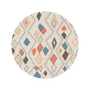 러그 원형 블루 카페트 반원형 북유럽 반원 카페 침실 시리즈 140X200