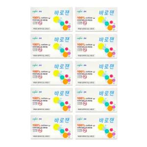 한독 바로잰 알콜스왑 100매입 x 10통 알콜솜 개별포장