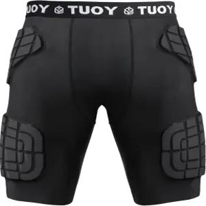 TUOY 성인 패딩 압축 반바지 5패드 축구 거들 엉덩이 허벅지 보호대
