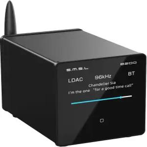 SMSL B200 디코더 수신기 Bluetooth 5.1 오디오 프리앰프 CS43131 칩 RCA 출력 동축 광 USB 입력