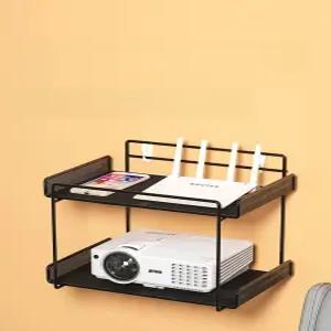 빔프로젝터 선반 무타공 거치대 거실용 벽걸이 아트월