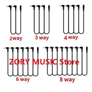 데이지 체인 케이블 1 ~ 2 3 5 6 8 10 가지 방법 기타 효과 페달 액세서리 9V DC 어댑터 플매트 카펫 러그