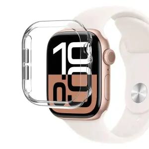 애플워치 10 케이스 변색없는 슬림 투명 하드 누킨 46mm