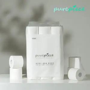 퓨어피스 먼지없는 천연펄프 에센셜 롤화장지 3겹 30미터 30롤 두루마리