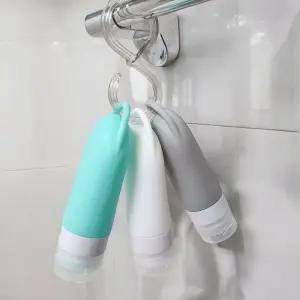 실리콘 고리 공병 고리형 수영장 샴푸 통 세트 휴대용