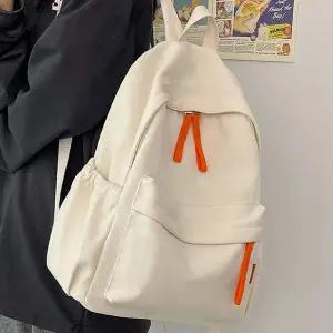 여자백팩 여대생가방 가벼운백팩 백팩 아이보리
