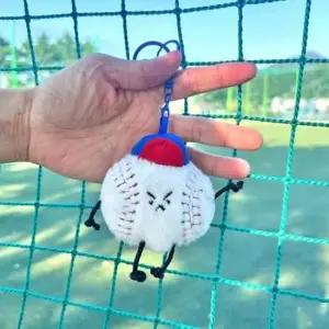 모자 키홀더 파란 열쇠고리 키링 야구 야구공 야구팬