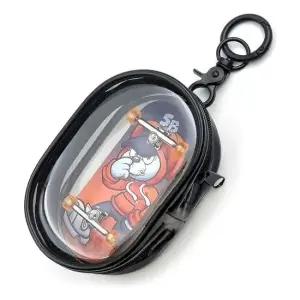 pvc 미니 파우치 키링 투명 인형 보관 가챠 케이스 pvc키링파우치