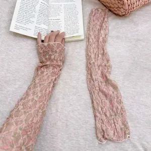 자외선차단팔토시 꽃무늬 시스루 팔토시 LM-0628