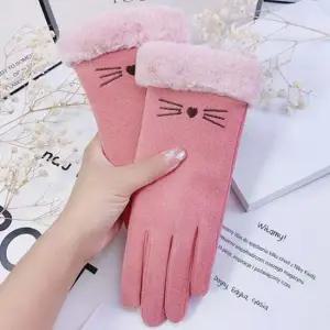 여성 데일리 직장인 겨울 털장갑 신상 정장 터치 장갑