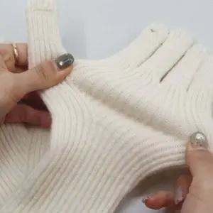 여성장갑 골지 여성니트장갑 스마트폰 터치 손가락