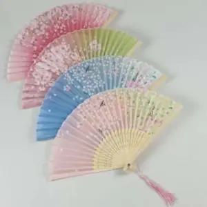 접이식부채 전통 매화꽃 합죽선 전통 부채