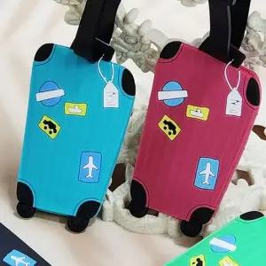 미니캐리어모양네임택 귀여운 캐리어네임택