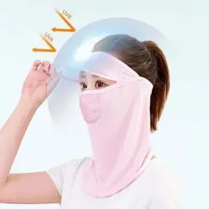 남여공용 360도 자외선차단 썬캡 선캡 마스크 전면 햇 선캡