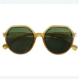 드라마패션 뿔테경량선글라스 반투명 렌즈 선글라스 오렌지