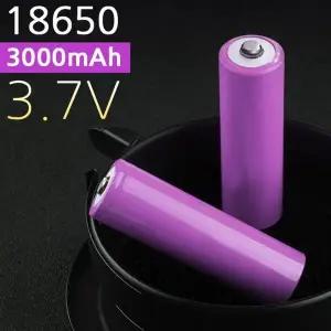고품질 18650 3000mAh 충전 배터리 건전지 리튬이온 (WFKIKOV)