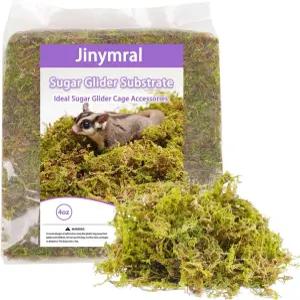 진임랄 슈가 글라이더 케이지 액세서리 탱크 서식지를 위한 이상적인 용품 4온스 침구류