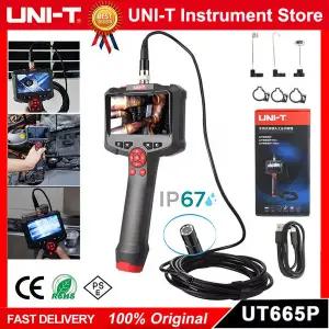 열화상 카메라  UNI-T UT665P 내시경 산업용 단일 렌즈 43인치 화면 HD 8 LED 조명 70 FOV 12080P
