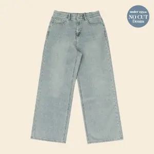 [행텐]10570-155-411-10-211여성 와이드핏 울트라소프트(키작녀청바지)숏 데님dj