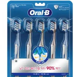 크로스액션 칫솔 모서리 세정용 구강 관리 도구