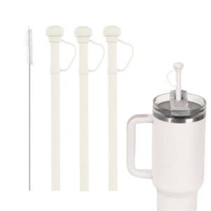 kitchkitty 스탠리 호환 빨대 실리콘 30cm 리유저블 긴 다회용