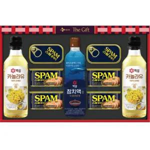 CJ 스팸선물세트 특선 K-5호 캔 햄 명절선물 추석 설 회사직원 선생님 대량구매 답례품 K5호