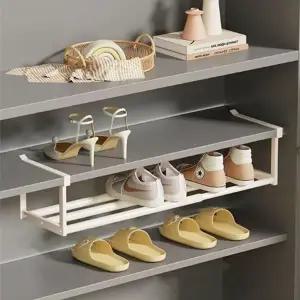 공간 절약 신발장 선반 수납 거치대 코너 정리대