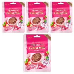 롯데제과 프리미엄 가나 쿠키 베리 67g 4개