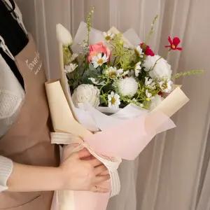 장미 조화 꽃다발 샤르망 A 65cm 인테리어 꽃 선물 장식 기념일 졸업식 발표