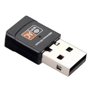 PC용 USB WiFi 어댑터, 데스크톱 노트북용 듀얼 밴드 2.4GHz /5GHz를 지원하는 AC600M USB 2.0 WiFi 5 동글 802.11ac 무선 네트워크 어댑터, Windows 10 /8 /7 /XP, MAC OS, Linux