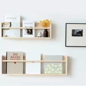 벽선반 책꽂이 우드 다용도 수납 조립식 인테리어