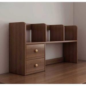 책상 책꽂이 선반 정리 교과서 2단 60x17x48cm 진열대 원목 책장 문제집