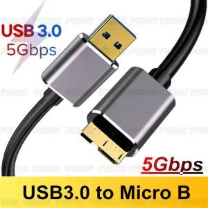 외장하드케이블 연결선 하드 드 외부 케이블 USB 마이크로 B HDD 데이터 삼성 디스크용 SSD Sata USB30