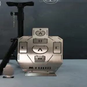 비비탄 금속 스틸 표적 서바이벌 사격장 반신 과녁 메탈