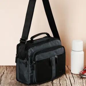 크로스 남성 출근 외근 외출 수납 노트븍 가방 그레이 남성크로스백 미니크로스백