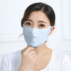 고품질 숨쉬기 편한 입체 UV 마스크(스카이)/ 천마스크 미새?지 자외선미새?지마스크 덴탈마스크 WFHVSI