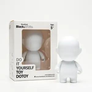 도토이 3인치 화이트 DIY 커스텀 컬러링 색칠 피규어미술재료 만들기 규어 인형 어만들기 어꾸미기 어장식
