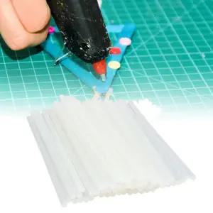 180개 핫 글루 스틱 EVA 레진 흰색 투명 강력 접착 핫 멜트 글루 스틱 수공예 수리용