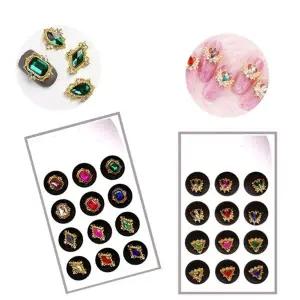 네일아트 세일러문 파츠 12p 미니파일 글루 세트 2종-WFHTUNP