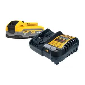 디월트 20V 배터리 충전기세트 DCB1104 + DCBP320 20V 3.5Ah 파워스텍 배터리 1개 세트