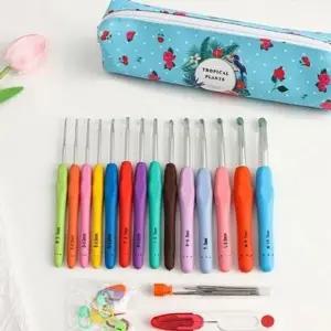 코바늘세트 실속형 추천 35종 파우치세트 꾸안꾸 뜨개-WFHXW3C