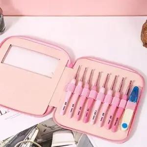 코바늘세트 인기 DIY 코바늘 8종 감성 쪽가위 1개 파-WFHY02A