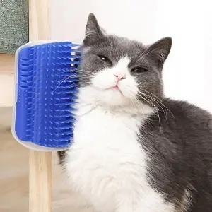 [와인앤쿡]고품질 냥이 그루밍 고정 브러쉬 펫 고양이브러쉬 고양이빗 그루밍 WFHYELT