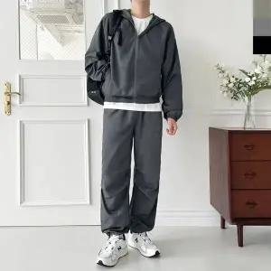 블레오 남자 봄 가을 바람막이 후드자켓 DM251216171