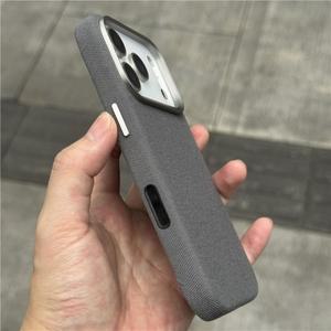 테크 우븐 나일론 패브릭 맥세이프 케이스 아이폰 17 16 17프로 맥스 액티브 터치 카메라 버튼 마그네틱